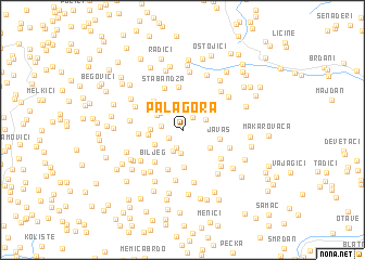 map of Pala Gora