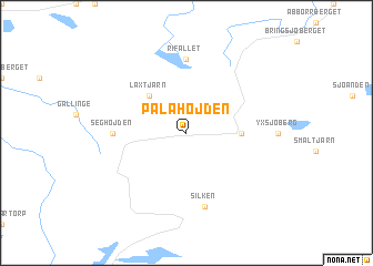 map of Palahöjden