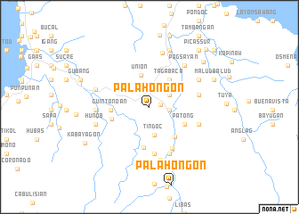 map of Palahongon