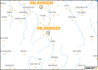 map of Palahongon