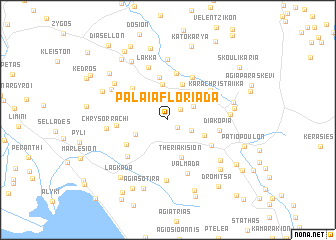 map of Palaiá Floriáda