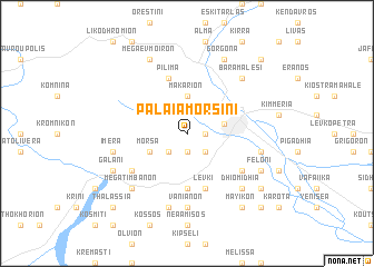 map of Palaiá Morsíni