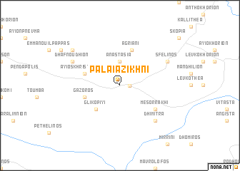 map of Palaiá Zíkhni