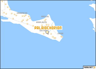 map of Palaiochórion