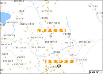 map of Palaiochórion