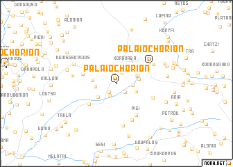 map of Palaiochórion