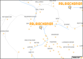 map of Palaiochórion