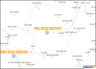 map of Palaiochórion