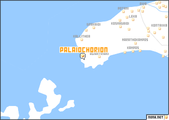 map of Palaiochórion