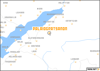 map of Palaiográtsanon