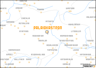 map of Palaiókastron