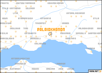 map of Palaiókhanon