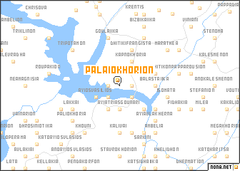 map of Palaiokhórion