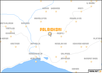 map of Palaiokómi