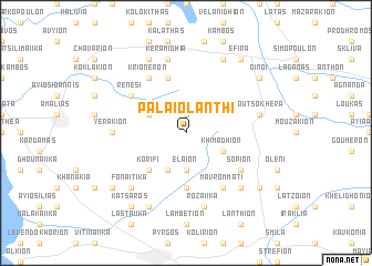 map of Palaiolánthi