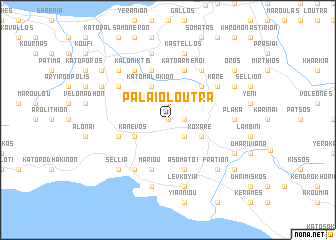 map of Palaióloutra