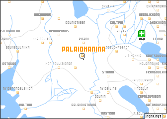 map of Palaiománina