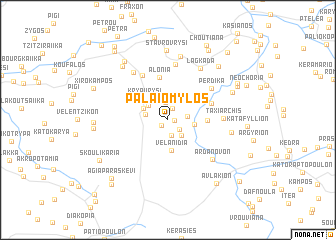 map of Palaiómylos