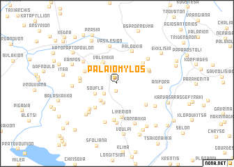 map of Palaiómylos