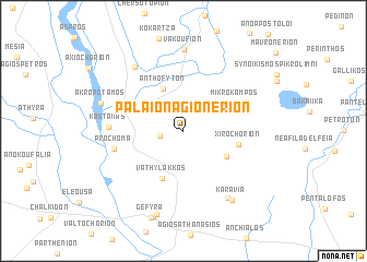 map of Palaión Agionérion