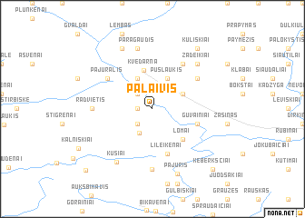 map of Palaivis