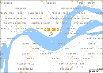 map of Palaka