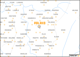 map of Palako