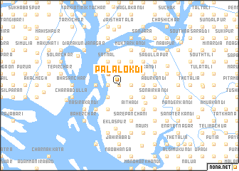 map of Pālālokdi