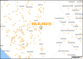 map of Palal Pouye