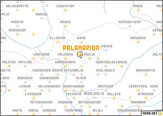 map of Palamárion