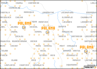 map of Palamá