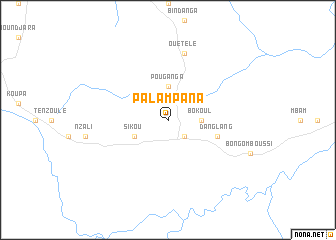 map of Palampana