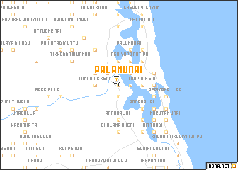 map of Palamunai