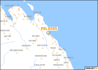 map of Palanas