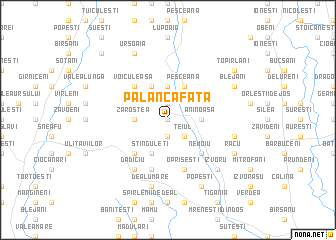 map of Palanca Faţă