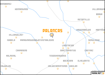 map of Palancas