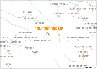 map of Pālān-e Narges