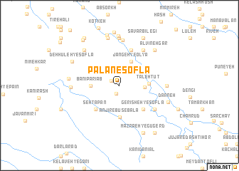 map of Pālān-e Soflá