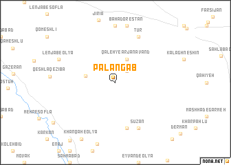 map of Palang Āb