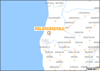 map of Palanga Senoji