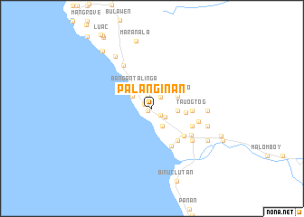 map of Palañginan