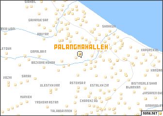 map of Palang Maḩalleh
