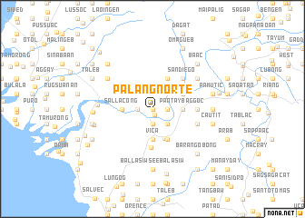 map of Palang Norte