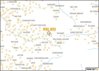 map of Palāni