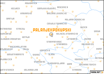 map of Palanjek Pokupski