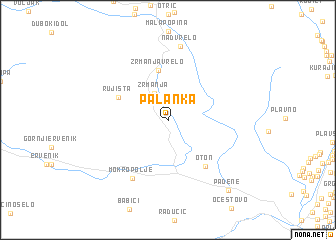 map of Palanka