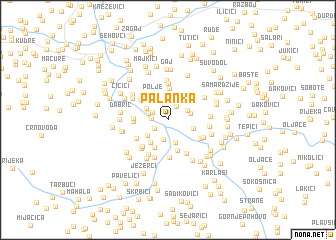 map of Palanka