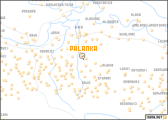 map of Palanka