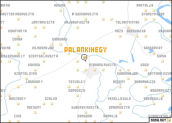 map of Palánkihegy