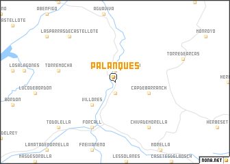 map of Palanques